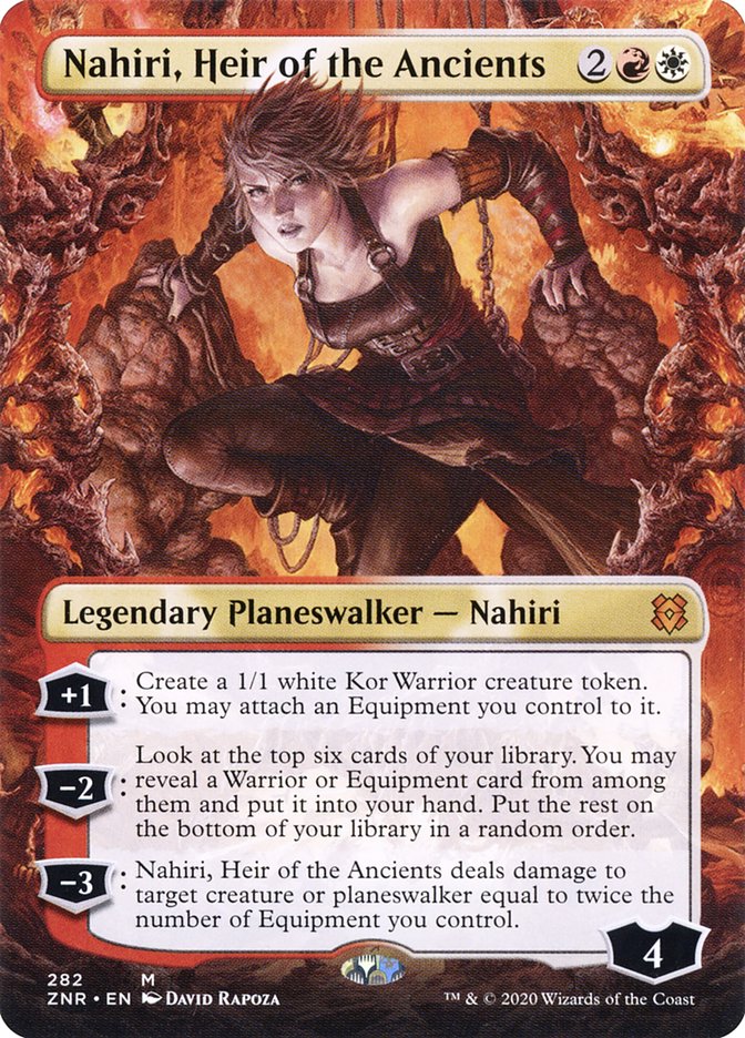 Nahiri, Heir of the Ancients (Borderless) [Zendikar Rising] | Dragon's Lair Comics and Fantasy Houston TX