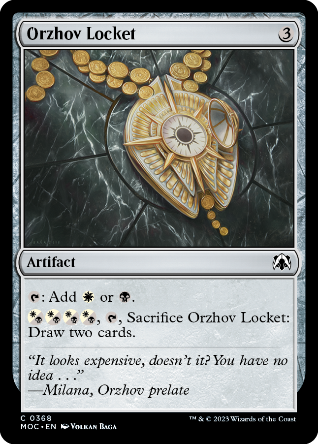 Orzhov Locket [March of the Machine Commander] | Dragon's Lair Comics and Fantasy Houston TX