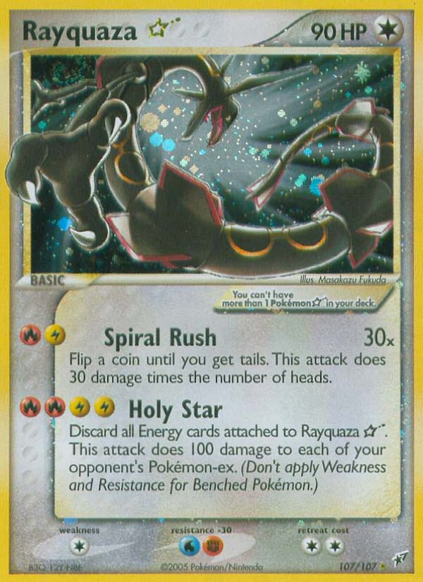 Rayquaza Star (107/107) [EX: Deoxys] | Dragon's Lair Comics and Fantasy Houston TX