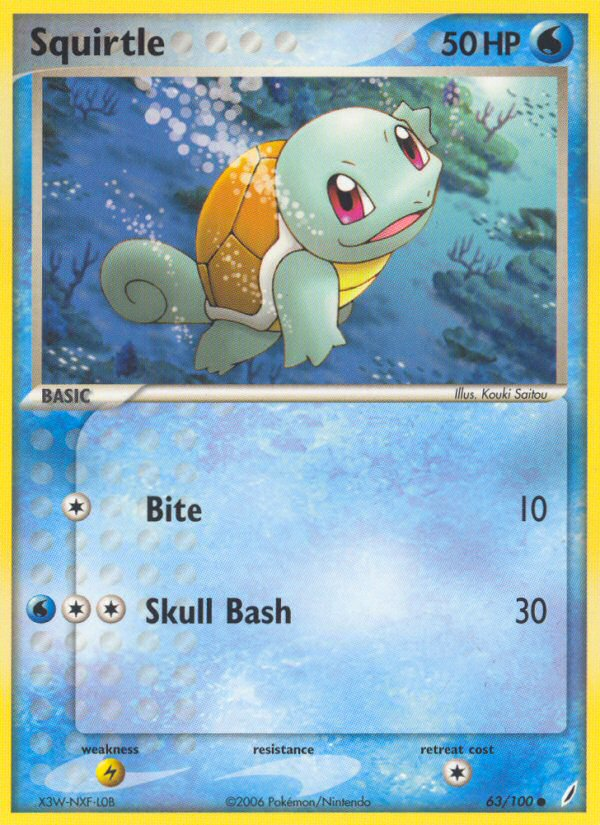 Squirtle (63/100) [EX: Crystal Guardians] | Dragon's Lair Comics and Fantasy Houston TX