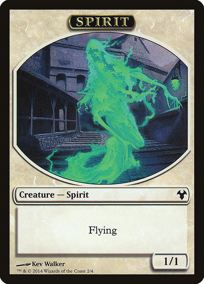 Myr // Spirit Double-Sided Token [Modern Event Deck 2014 Tokens] | Dragon's Lair Comics and Fantasy Houston TX