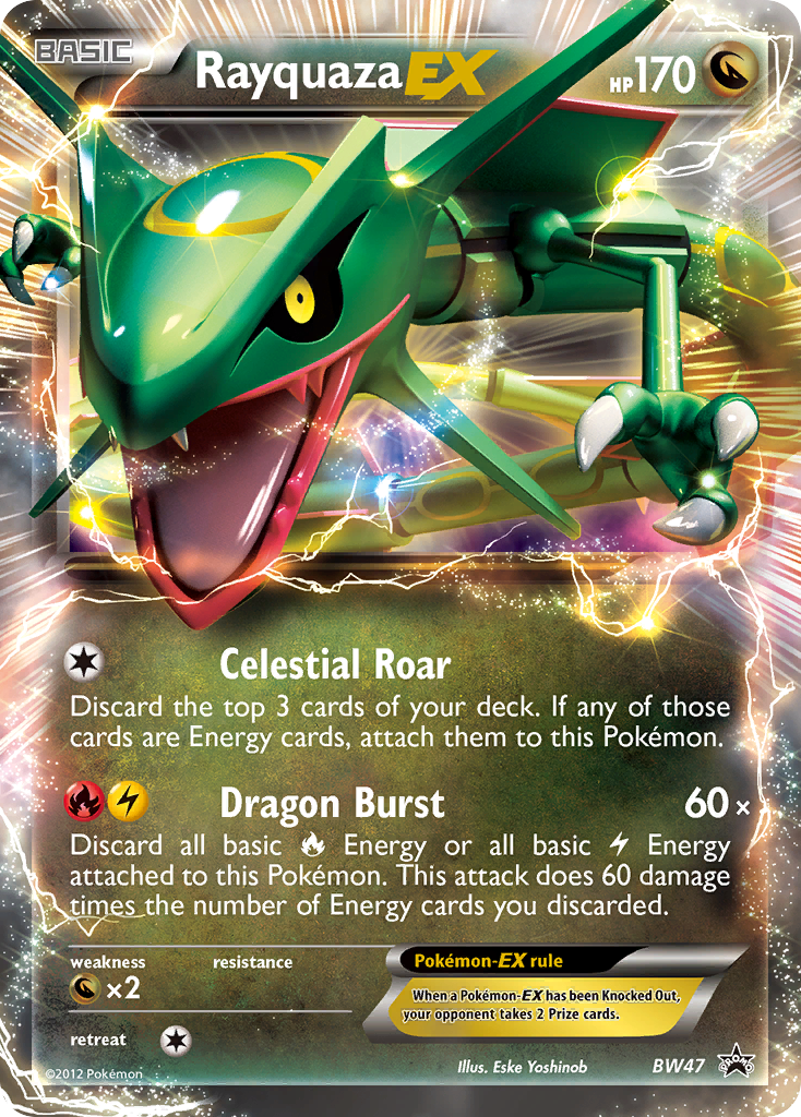 Rayquaza EX (BW47) [Black & White: Black Star Promos] | Dragon's Lair Comics and Fantasy Houston TX