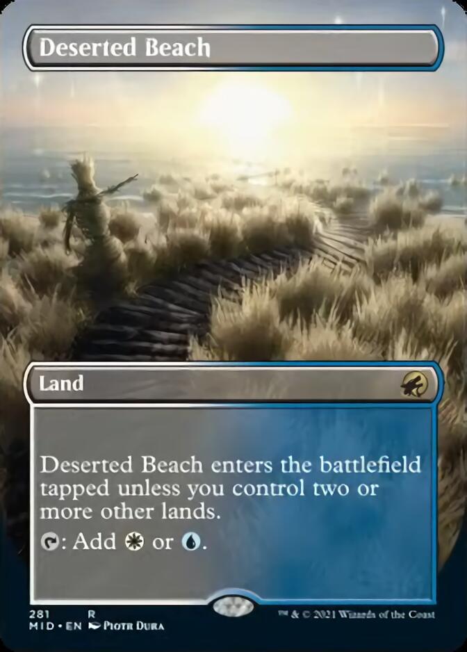 Deserted Beach (Borderless Alternate Art) [Innistrad: Midnight Hunt] | Dragon's Lair Comics and Fantasy Houston TX