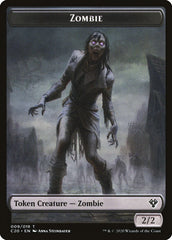 Human Soldier (003) // Zombie Double-Sided Token [Commander 2020 Tokens] | Dragon's Lair Comics and Fantasy Houston TX