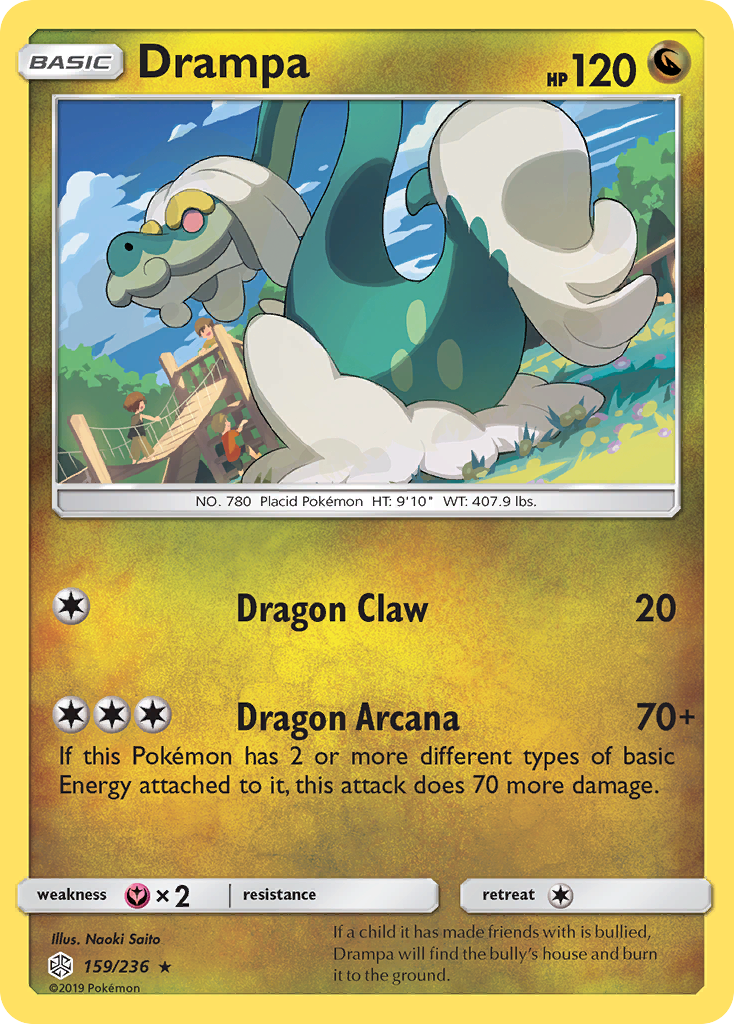 Drampa (159/236) [Sun & Moon: Cosmic Eclipse] | Dragon's Lair Comics and Fantasy Houston TX