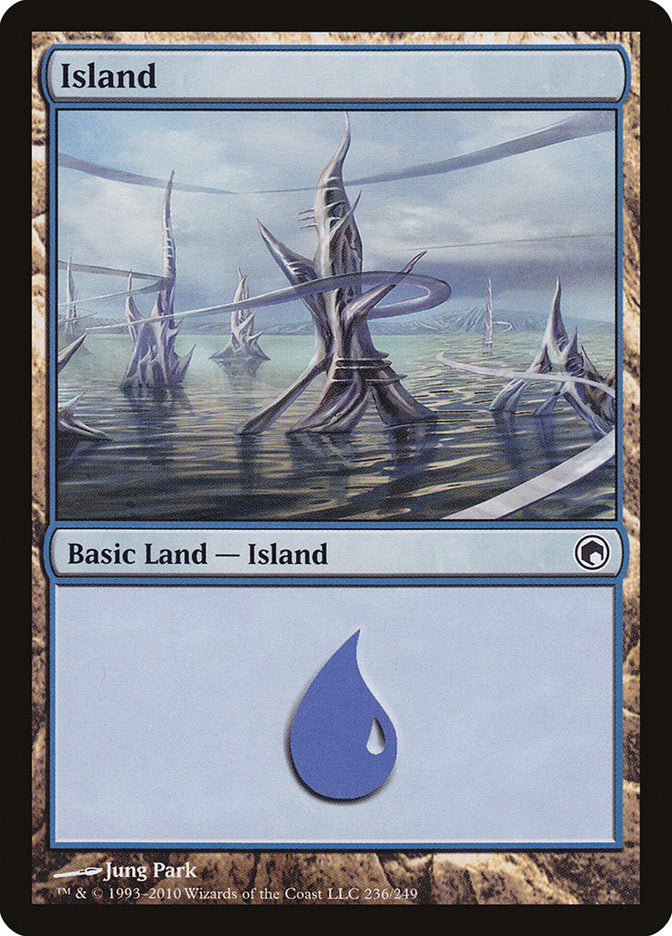 Island (236) [Scars of Mirrodin] | Dragon's Lair Comics and Fantasy Houston TX