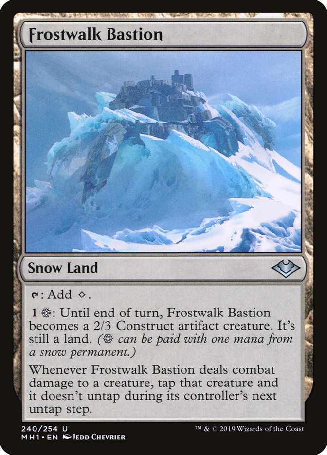 Frostwalk Bastion [Modern Horizons] | Dragon's Lair Comics and Fantasy Houston TX