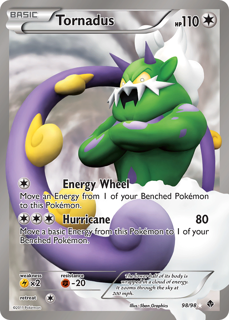 Tornadus (98/98) [Black & White: Emerging Powers] | Dragon's Lair Comics and Fantasy Houston TX