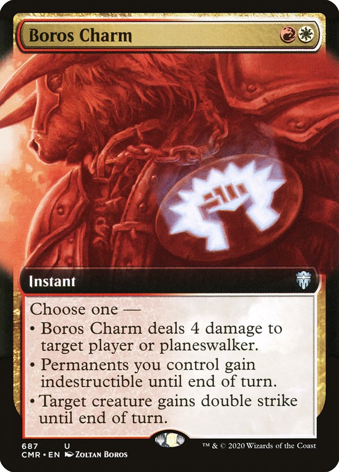 Boros Charm (Extended Art) [Commander Legends] | Dragon's Lair Comics and Fantasy Houston TX