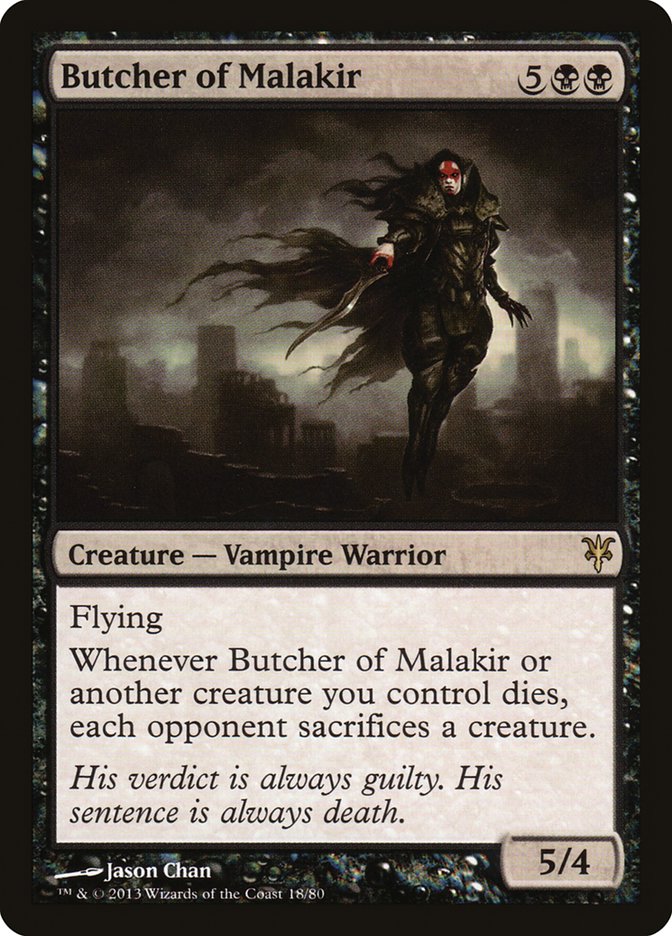 Butcher of Malakir [Duel Decks: Sorin vs. Tibalt] | Dragon's Lair Comics and Fantasy Houston TX