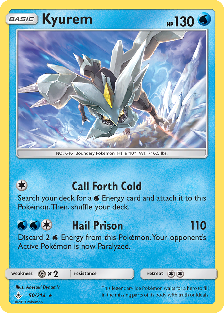 Kyurem (50/214) [Sun & Moon: Unbroken Bonds] | Dragon's Lair Comics and Fantasy Houston TX