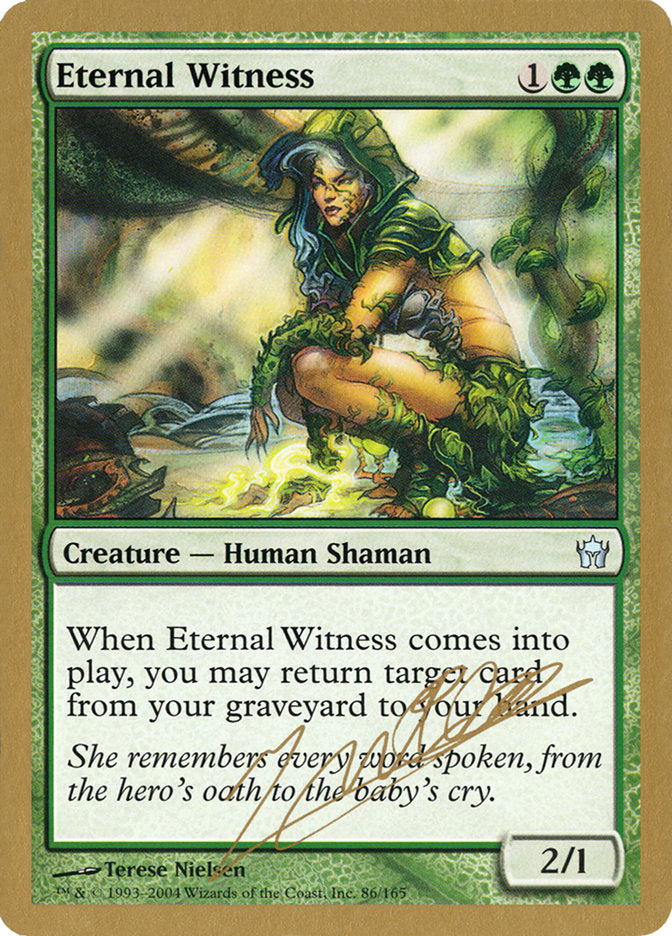 Eternal Witness (Julien Nuijten) [World Championship Decks 2004] | Dragon's Lair Comics and Fantasy Houston TX