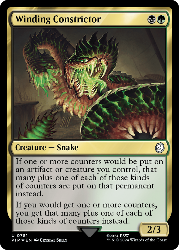 Winding Constrictor (Surge Foil) [Fallout] | Dragon's Lair Comics and Fantasy Houston TX