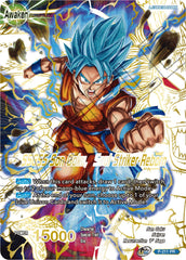 Super Saiyan God Son Goku // SSGSS Son Goku, Soul Striker Reborn (Gold Stamped) (P-211) [Promotion Cards] | Dragon's Lair Comics and Fantasy Houston TX