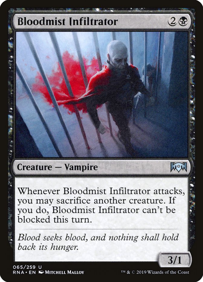 Bloodmist Infiltrator [Ravnica Allegiance] | Dragon's Lair Comics and Fantasy Houston TX