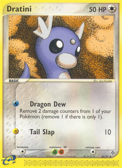 Dratini (26/97) [EX: Dragon] | Dragon's Lair Comics and Fantasy Houston TX