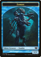 Kraken // Zombie (011/036) Double-Sided Token [Commander 2014 Tokens] | Dragon's Lair Comics and Fantasy Houston TX