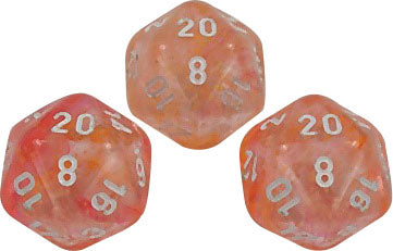 Chessex Lab Dice 4 Nebula: Supernova/White Luminary Poly 7 Set | Dragon's Lair Comics and Fantasy Houston TX