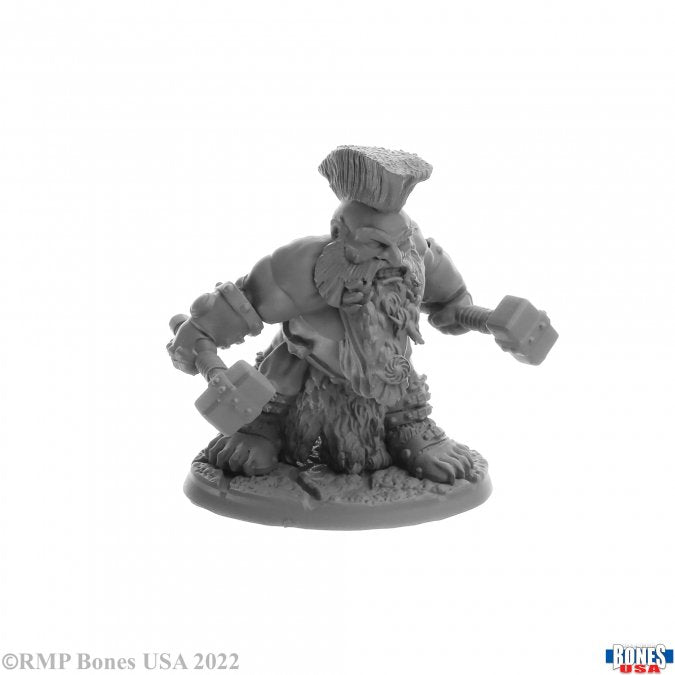 Reaper Bones USA: Dorn Ironspike, Dwarf Warrior | Dragon's Lair Comics and Fantasy Houston TX