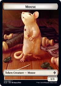 Mouse // Food (16) Double-Sided Token [Throne of Eldraine Tokens] | Dragon's Lair Comics and Fantasy Houston TX