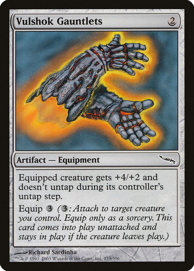 Vulshok Gauntlets [Mirrodin] | Dragon's Lair Comics and Fantasy Houston TX