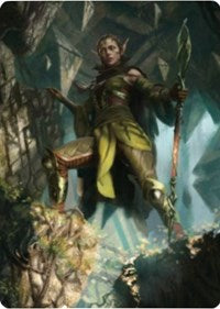 Nissa of Shadowed Boughs 1 Art Card [Zendikar Rising Art Series] | Dragon's Lair Comics and Fantasy Houston TX