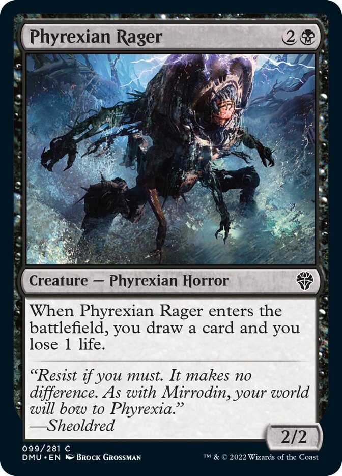 Phyrexian Rager [Dominaria United] | Dragon's Lair Comics and Fantasy Houston TX