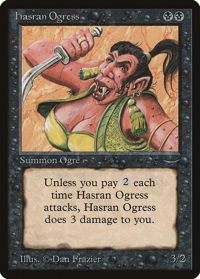 Hasran Ogress (Light Mana Cost) [Arabian Nights] | Dragon's Lair Comics and Fantasy Houston TX