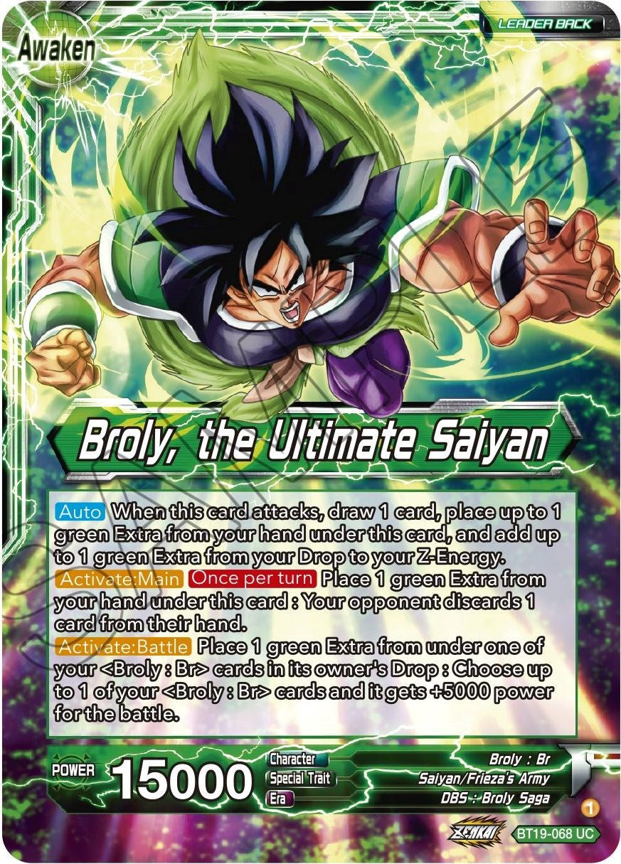 Broly // Broly, the Ultimate Saiyan (BT19-068) [Fighter's Ambition] | Dragon's Lair Comics and Fantasy Houston TX