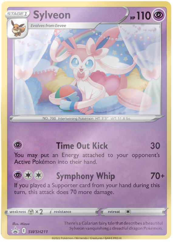 Sylveon (SWSH211) [Sword & Shield: Black Star Promos] | Dragon's Lair Comics and Fantasy Houston TX