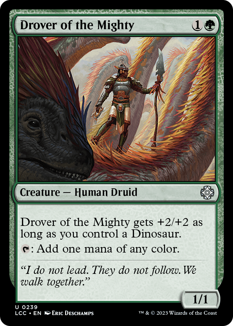 Drover of the Mighty [The Lost Caverns of Ixalan Commander] | Dragon's Lair Comics and Fantasy Houston TX