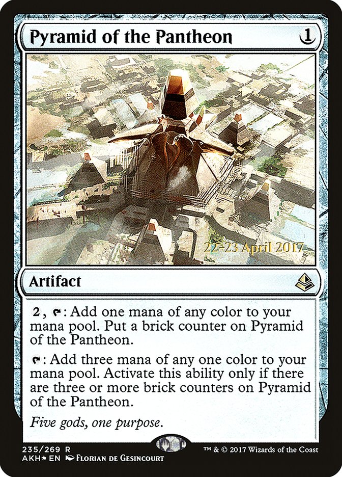 Pyramid of the Pantheon [Amonkhet Prerelease Promos] | Dragon's Lair Comics and Fantasy Houston TX