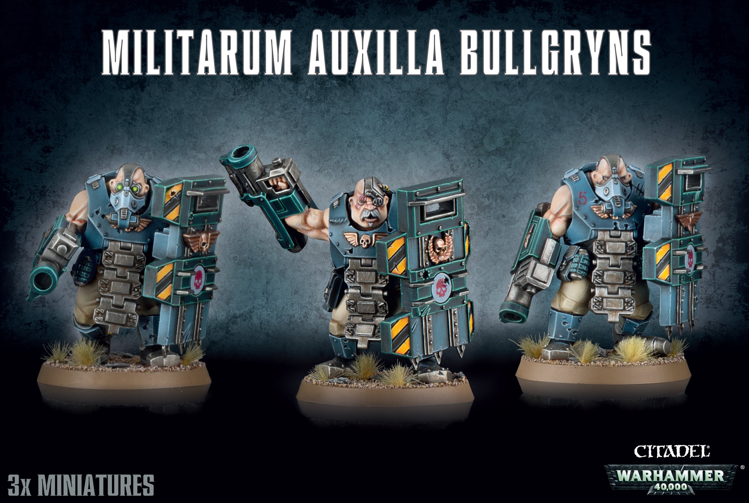 Warhammer 40K: Astra Militarum Auxilla Bullgryns | Dragon's Lair Comics and Fantasy Houston TX