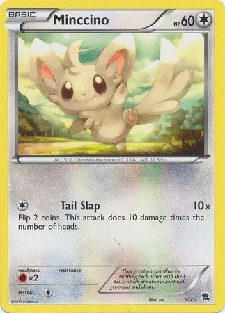 Minccino (4/30) [Black & White: Trainer Kit - Zoroark] | Dragon's Lair Comics and Fantasy Houston TX