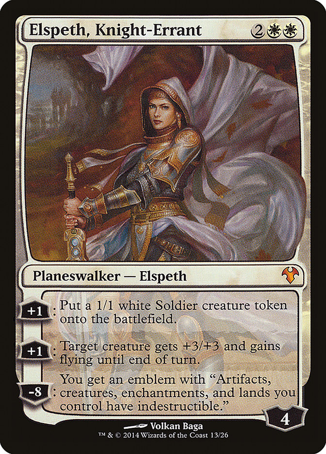 Elspeth, Knight-Errant [Modern Event Deck 2014] | Dragon's Lair Comics and Fantasy Houston TX