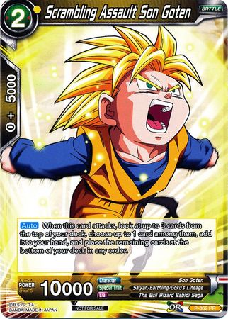 Scrambling Assault Son Goten (P-062) [Promotion Cards] | Dragon's Lair Comics and Fantasy Houston TX