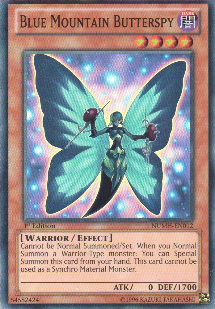 Blue Mountain Butterspy [NUMH-EN012] Super Rare | Dragon's Lair Comics and Fantasy Houston TX