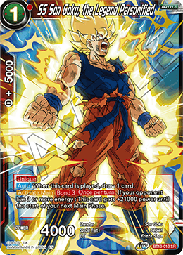 SS Son Goku, the Legend Personified (BT13-012) [Supreme Rivalry] | Dragon's Lair Comics and Fantasy Houston TX