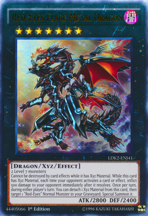 Red-Eyes Flare Metal Dragon [LDK2-ENJ41] Ultra Rare | Dragon's Lair Comics and Fantasy Houston TX