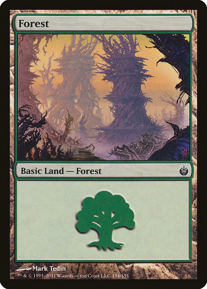 Forest (154) [Mirrodin Besieged] | Dragon's Lair Comics and Fantasy Houston TX