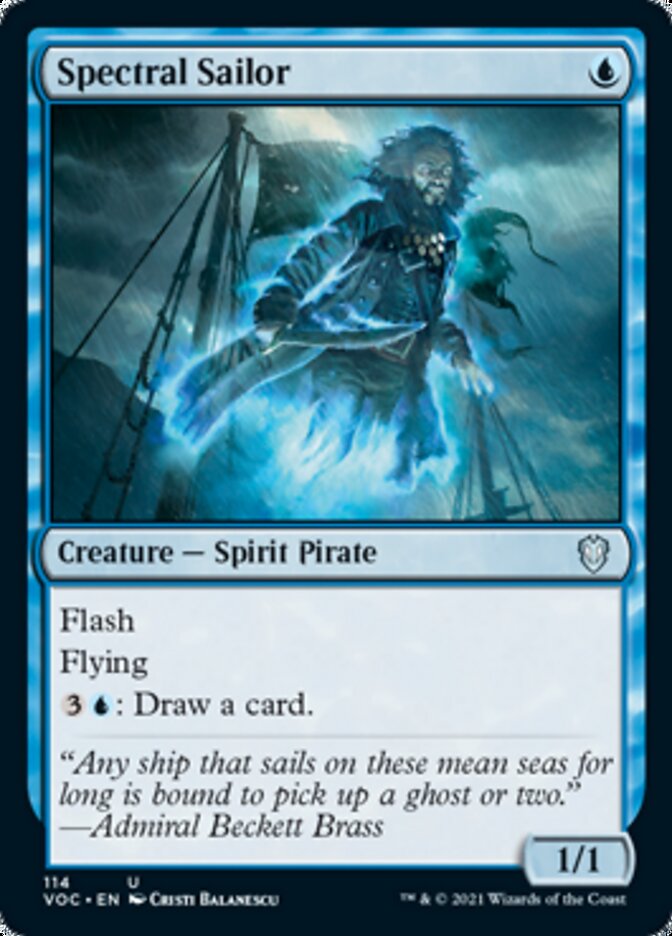 Spectral Sailor [Innistrad: Crimson Vow Commander] | Dragon's Lair Comics and Fantasy Houston TX