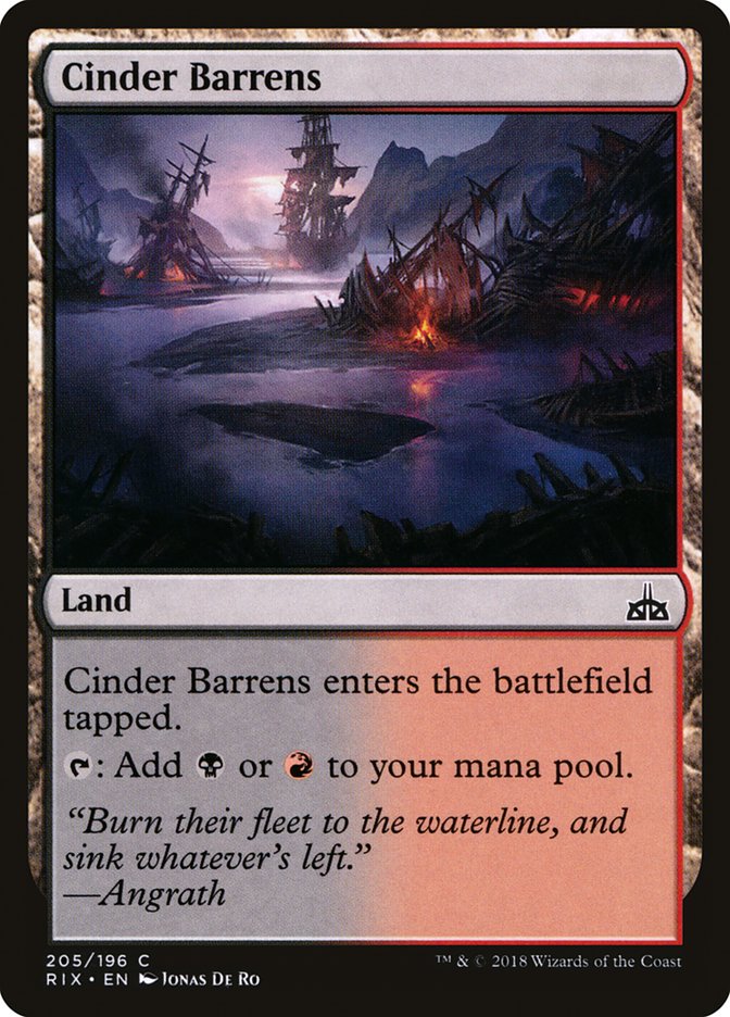 Cinder Barrens [Rivals of Ixalan] | Dragon's Lair Comics and Fantasy Houston TX