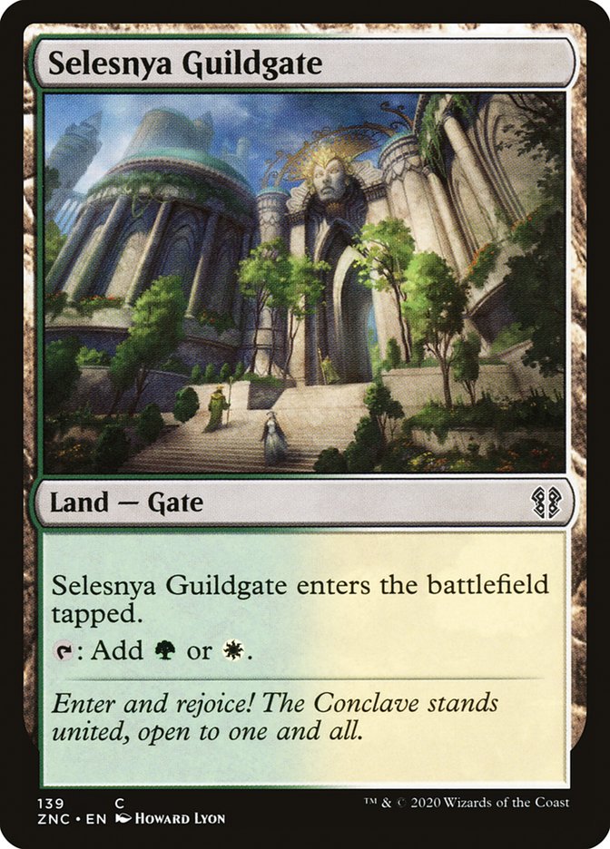 Selesnya Guildgate [Zendikar Rising Commander] | Dragon's Lair Comics and Fantasy Houston TX