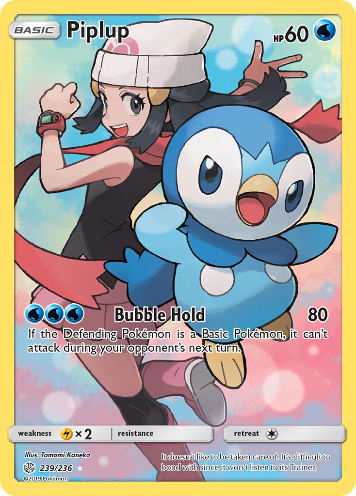 Piplup (239/236) [Sun & Moon: Cosmic Eclipse] | Dragon's Lair Comics and Fantasy Houston TX