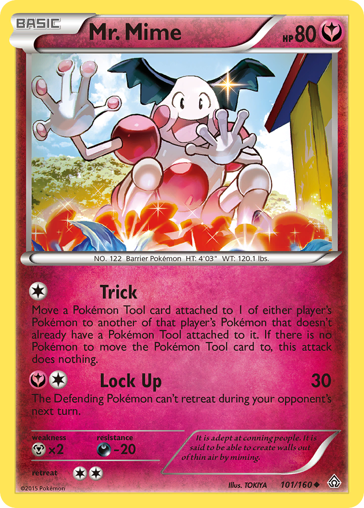 Mr. Mime (101/160) [XY: Primal Clash] | Dragon's Lair Comics and Fantasy Houston TX