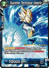 Supreme Technique Vegeta (BT8-029_PR) [Malicious Machinations Prerelease Promos] | Dragon's Lair Comics and Fantasy Houston TX