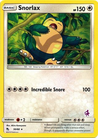 Snorlax (50/68) (Mewtwo Deck) [Battle Academy 2020] | Dragon's Lair Comics and Fantasy Houston TX