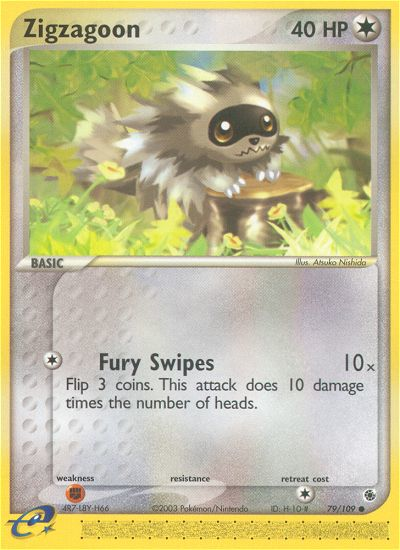 Zigzagoon (79/109) [EX: Ruby & Sapphire] | Dragon's Lair Comics and Fantasy Houston TX