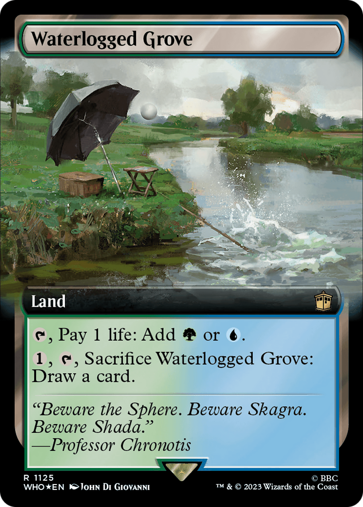 Waterlogged Grove (Extended Art) (Surge Foil) [Doctor Who] | Dragon's Lair Comics and Fantasy Houston TX