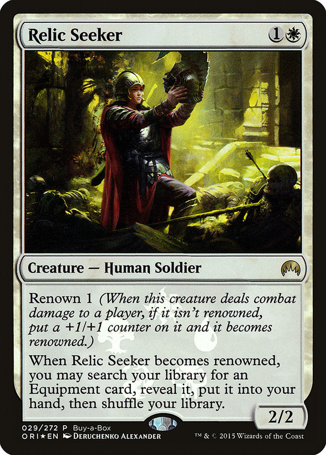 Relic Seeker (Buy-A-Box) [Magic Origins Promos] | Dragon's Lair Comics and Fantasy Houston TX